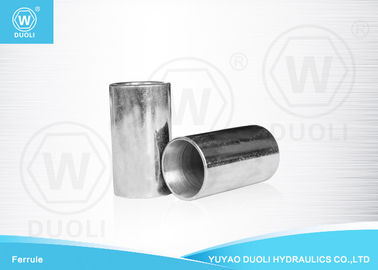 Encaixes de mangueira hidráulicos do FERRULE da virola 00TF0, acoplamento de mangueira hidráulico do aço carbono
